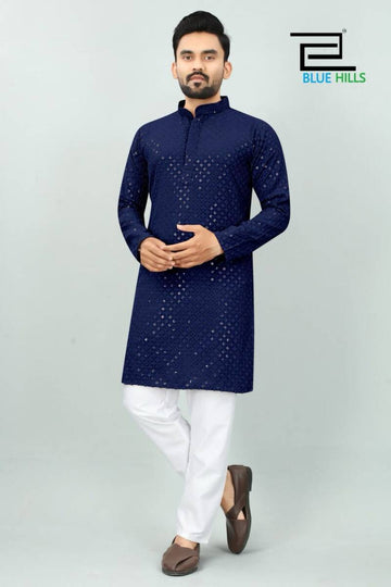 Kurta "Desi Boys" - Bleu nuit