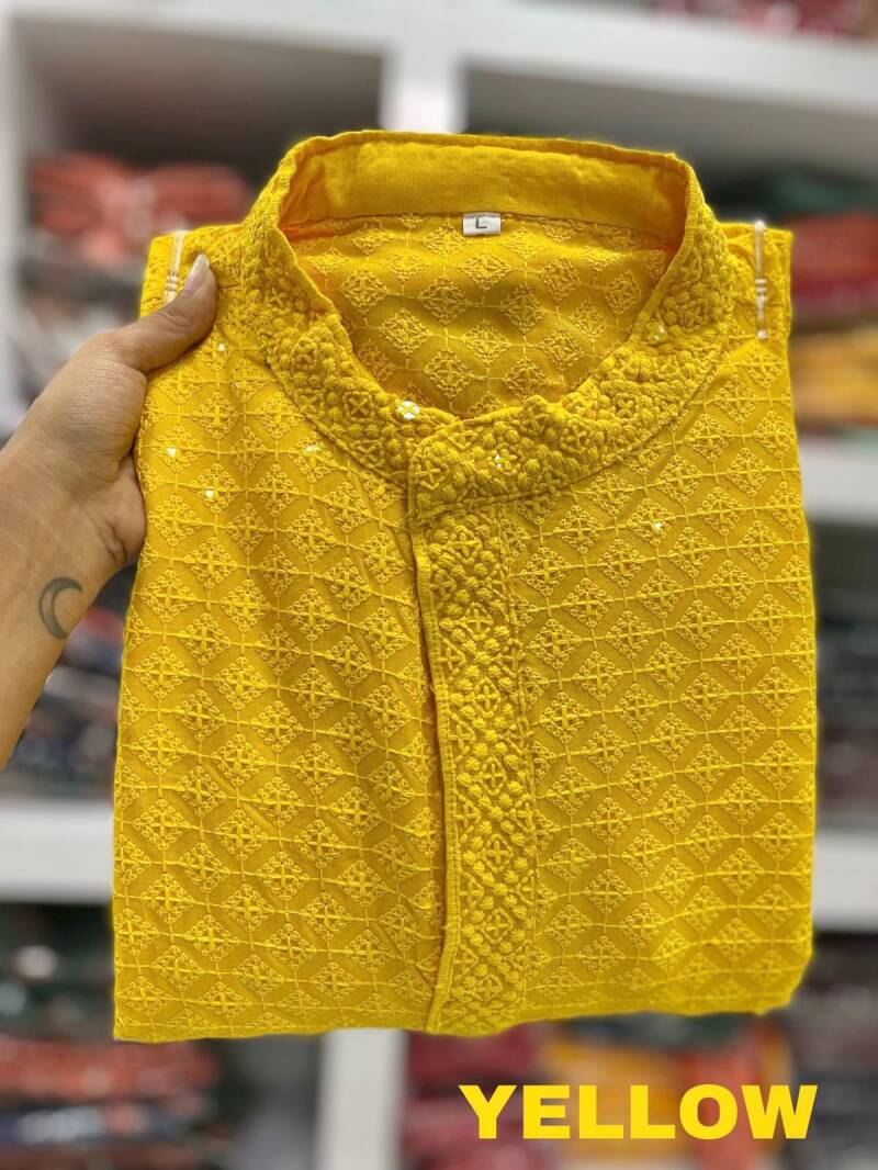 Kurta "Desi Boys" - Jaune