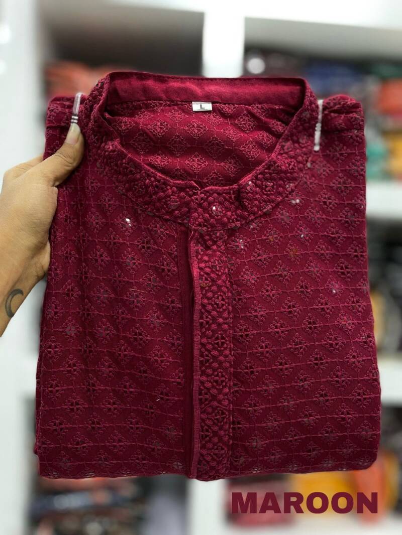 Kurta "Desi Boys" - Bordeaux
