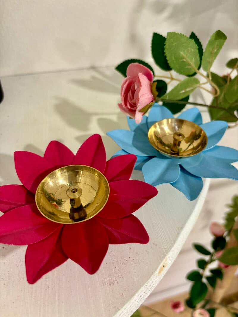 Lampe "Fleur" - Rose