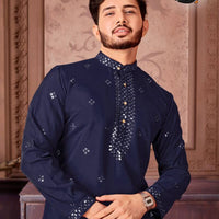 Kurta "Shine" - Bleu nuit
