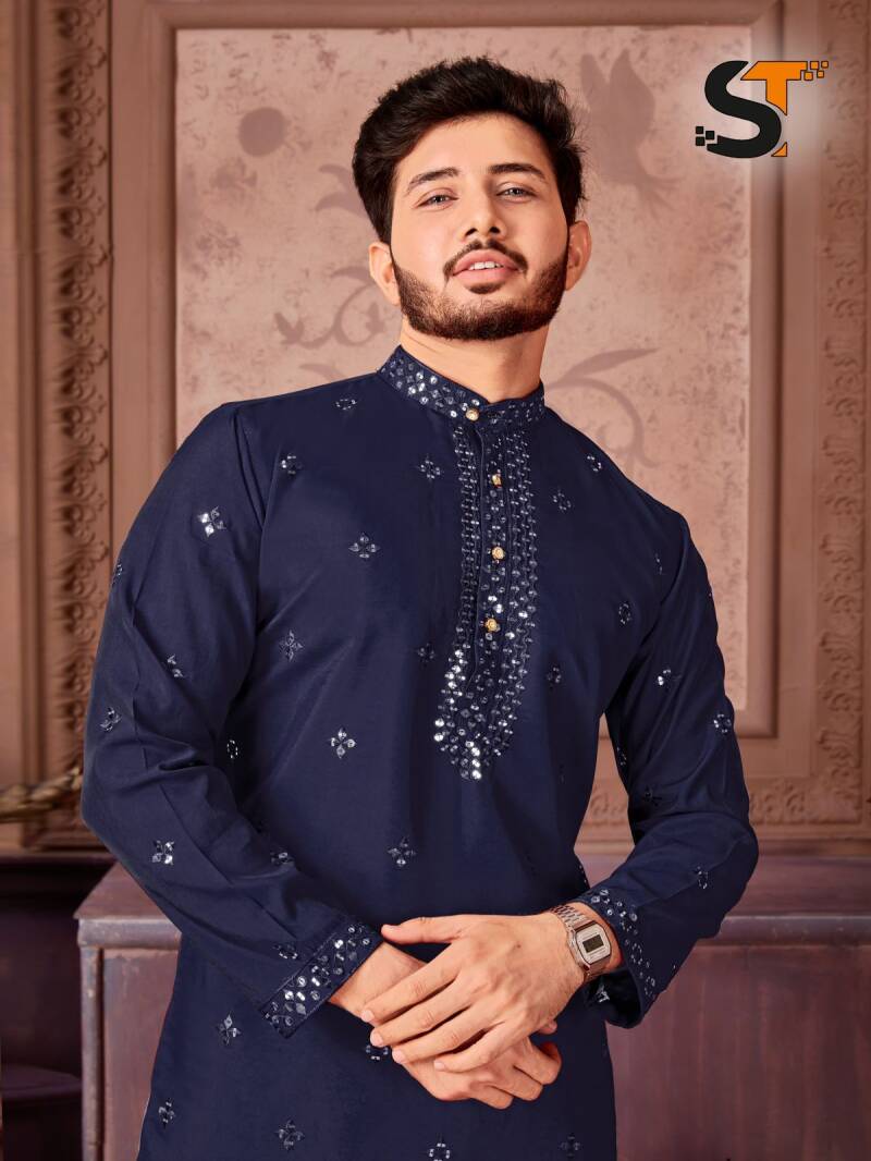 Kurta "Shine" - Bleu nuit