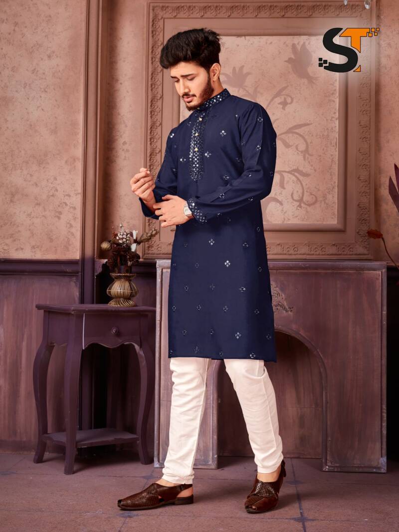 Kurta "Shine" - Bleu nuit