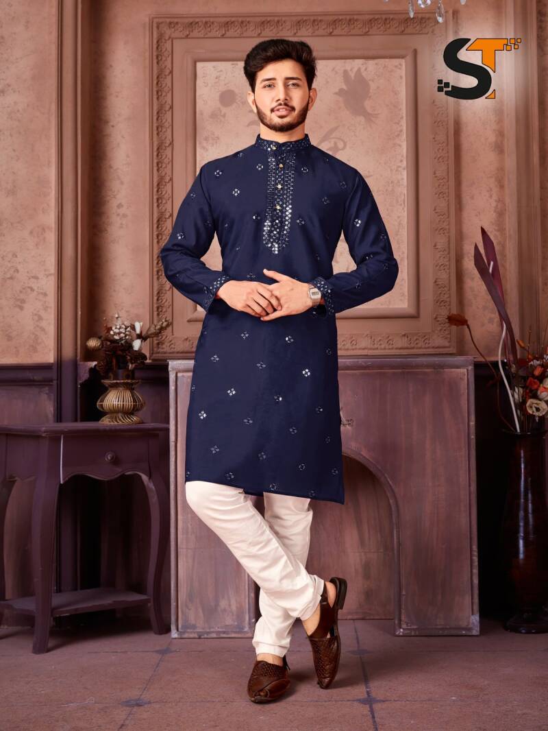 Kurta "Shine" - Bleu nuit