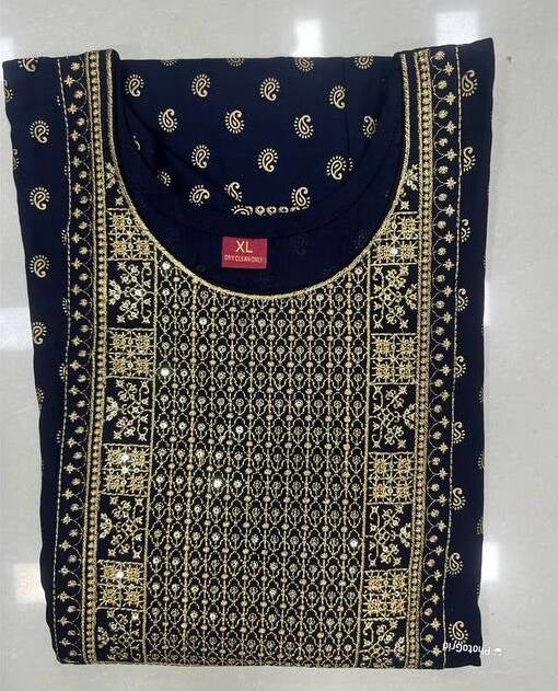 Anarkali/Robe Collection "Anarkali Maduri" - Bleu