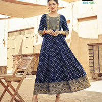 Anarkali/Robe Collection "Anarkali Maduri" - Bleu