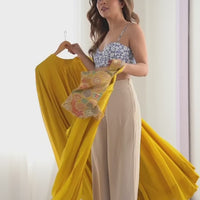 Lehenga collection "Roukmani" - Jaune