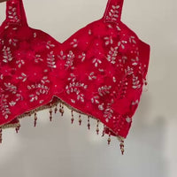 Lehenga collection "Sarodja" - Rouge Taille 38