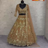 Lehenga collection "Shadiri" - Marron