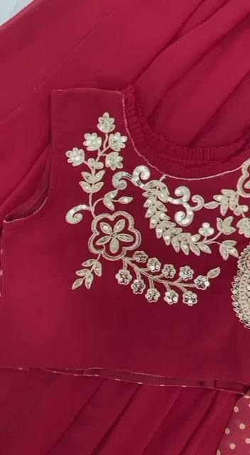 Lehenga collection "Modernity" - Rouge