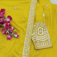 Anarkali Collection "Mandjal" - Jaune moutarde