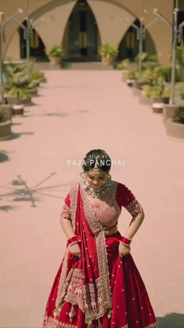 Lehenga collection "Divyka" - Rouge