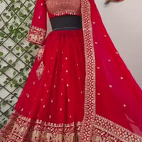 Lehenga collection "Divyka" - Rouge