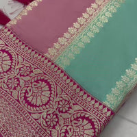 Sari "Rainbow" - Rose