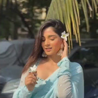 Anarkali Collection "Baleetha" - Bleu pastel