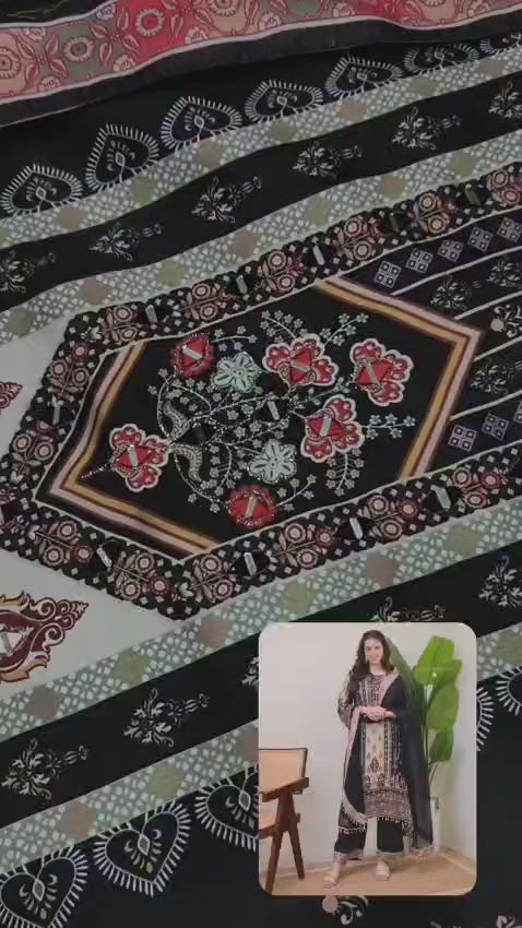 Punjabi Collection "Jaïpuri" - Noir