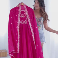 Anarkali Collection "Premala" - Rose fuschia