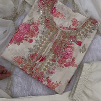 Punjabi Collection Sathyana - Blanc