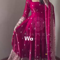 Anarkali/Robe Collection "Indra"  - Rouge