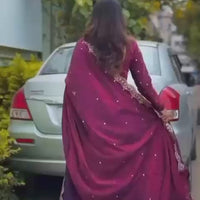 Anarkali Collection "Saranah" - Bleu