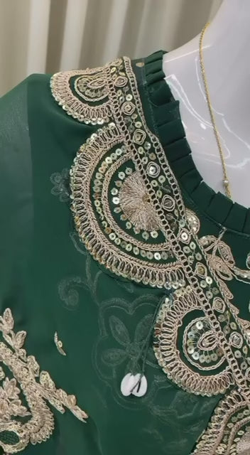 Lehenga collection "Modernity" - Vert