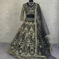 Lehenga collection "Shadiri" - Noir