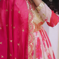 Anarkali Collection "Priya" - Beige/crème
